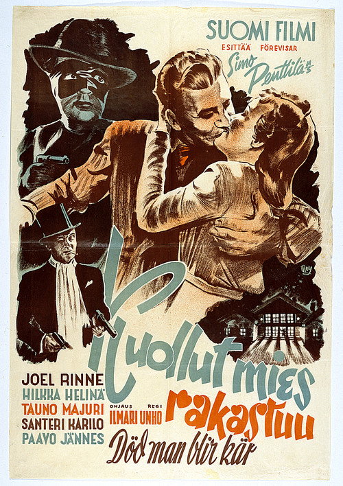 Movie poster for Kuollut mies rakastuu (1942)