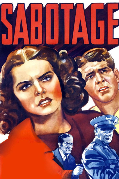 Movie poster for Sabotage (1939)