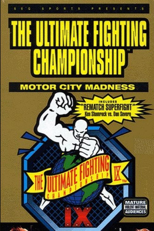 Movie poster for UFC 9: Motor City Madness (1996)