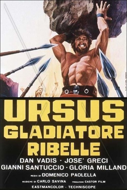Movie poster for The Rebel Gladiators (1962)