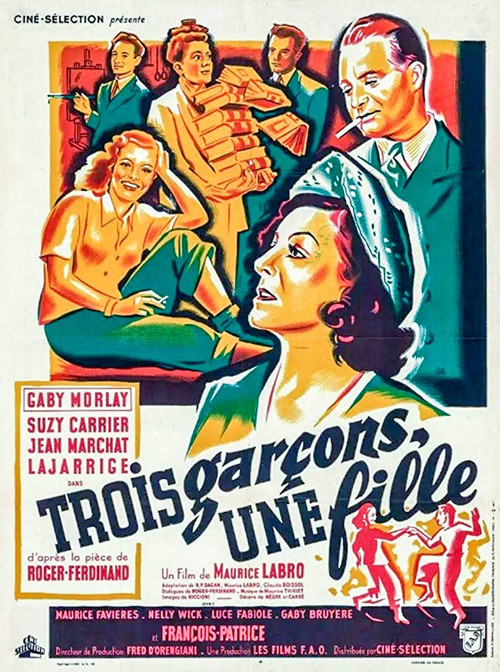 Movie poster for Three Boys, One Girl (1948)