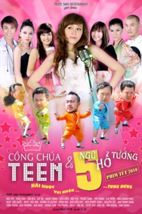 Movie poster for Công Chúa Teen Và Ngũ Hổ Tướng (2010)
