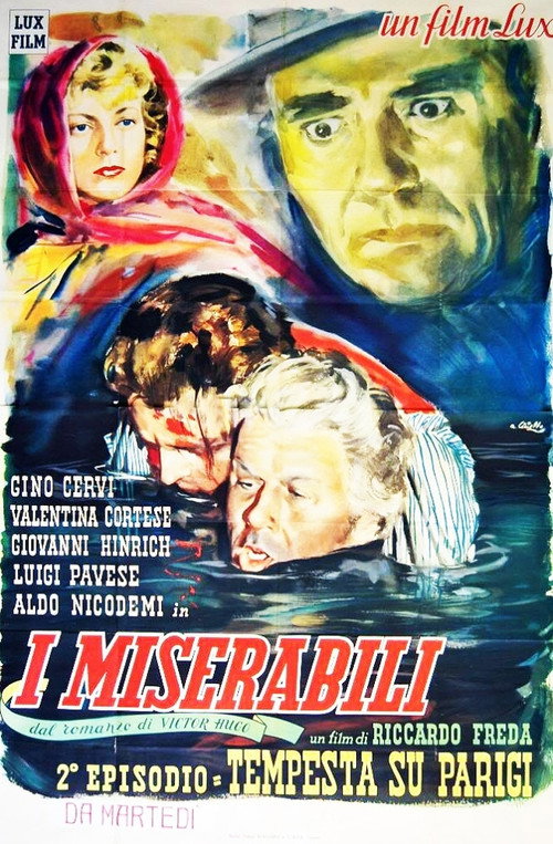 Movie poster for Les Misérables - Storm Over Paris (1948)