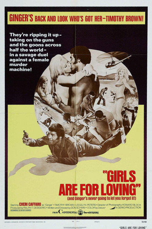 Movie poster for Girls Are for Loving (1973)