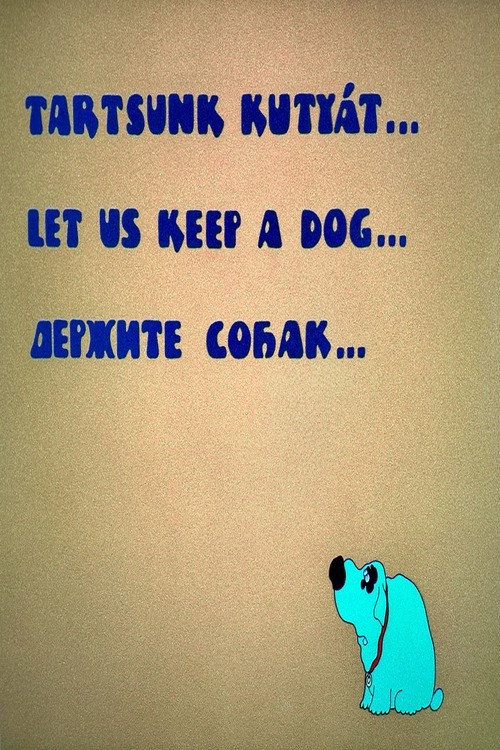 Movie poster for Let Us Keep a Dog (1974)
