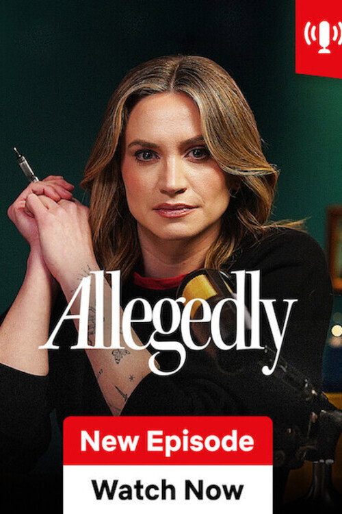 Series poster for Allegedly with Ellison Barber (2026)