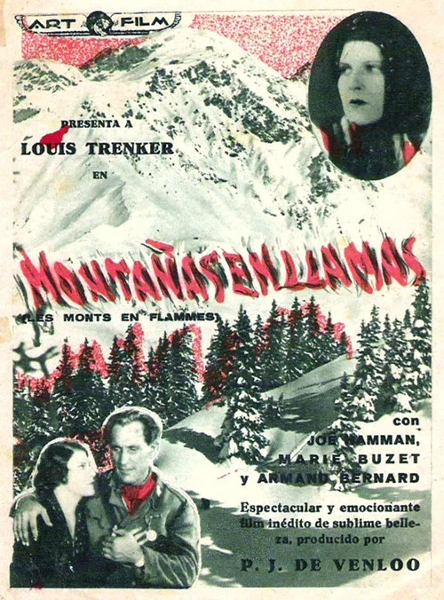 Movie poster for The Burning Mountains (1931)
