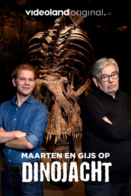 Maarten en Gijs op Dinojacht poster