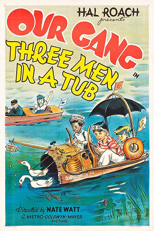 Movie poster for Three Men in a Tub (1938)