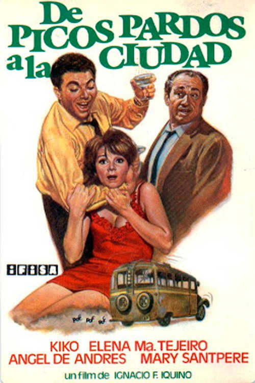 Movie poster for De picos pardos a la ciudad (1969)