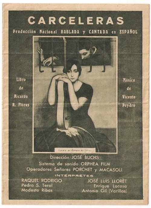 Movie poster for Carceleras (1922)