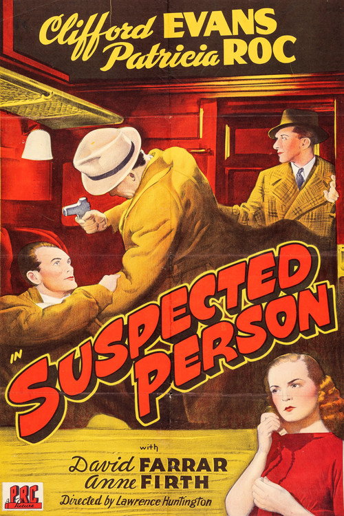Movie poster for Suspected Person (1942)