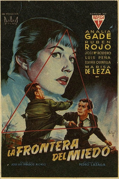 Movie poster for La frontera del miedo (1958)