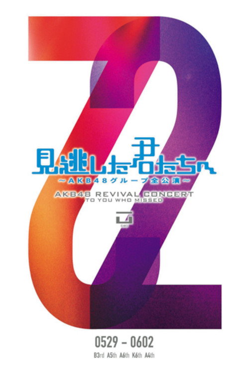 Movie poster for 「見逃した君たちへ」チームK 6th Stage「RESET」公演 (2011)