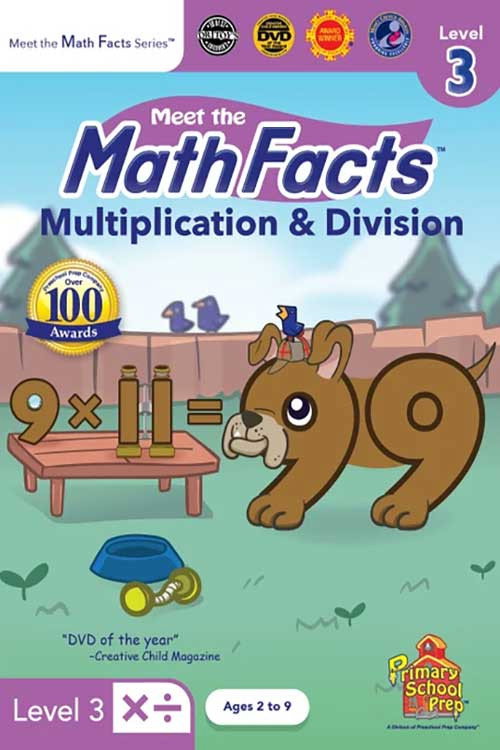 Movie poster for Meet the Math Facts - Multiplication & Division Level 3 (2017)