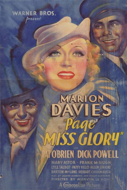 Movie poster for Page Miss Glory (1935)