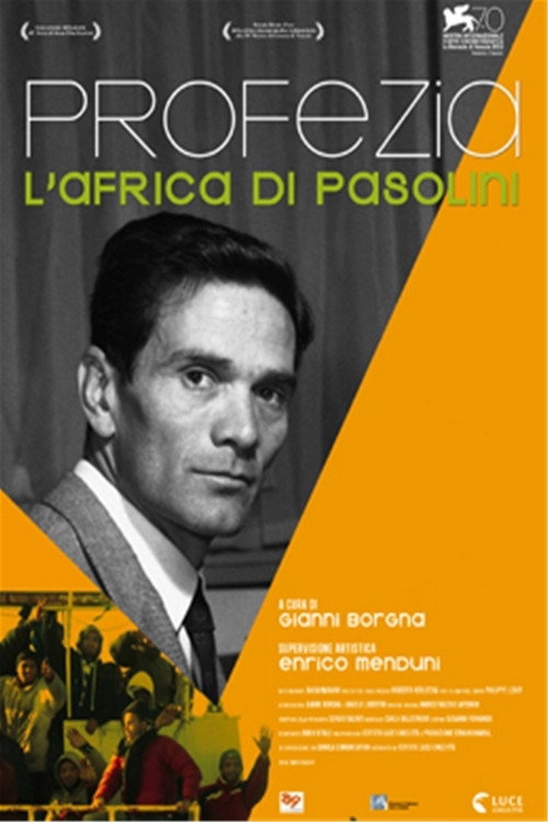 Movie poster for Prophecy - The Africa of Pasolini (2013)