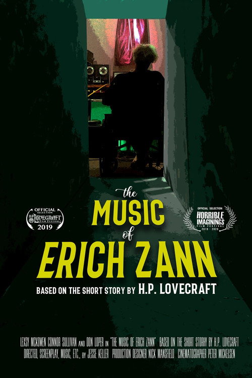 Movie poster for The Music of Erich Zann (2019)