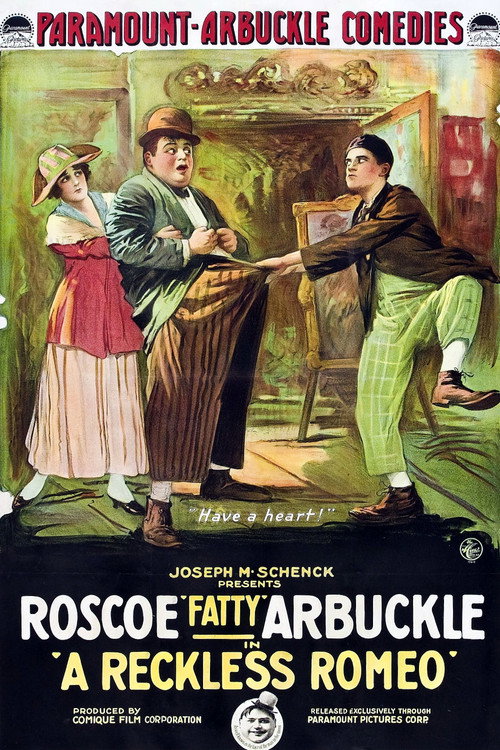 Movie poster for A Reckless Romeo (1917)