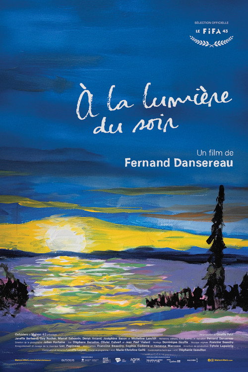 Movie poster for À la lumière du soir (2025)