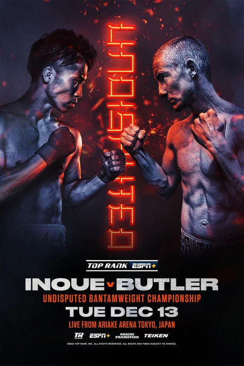 Movie poster for Naoya Inoue vs. Paul Butler (2022)