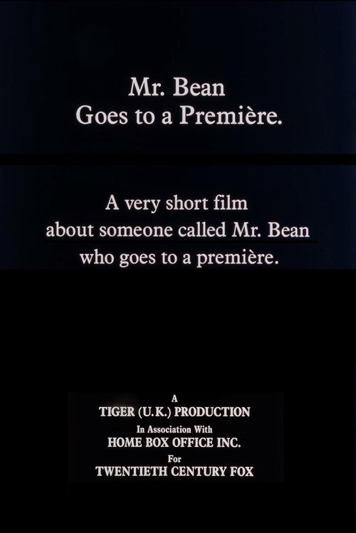 Movie poster for Mr. Bean Goes to a Première (1991)