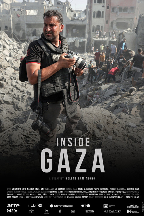 Movie poster for Inside Gaza (2025)
