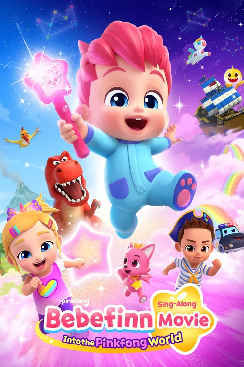 Movie poster for Bebefinn Sing-Along Movie: Into the Pinkfong World (2025)