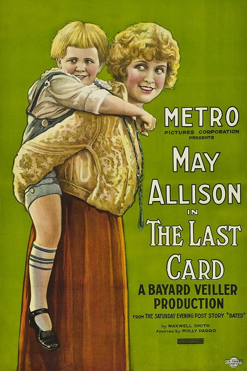 Movie poster for The Last Card (1921)