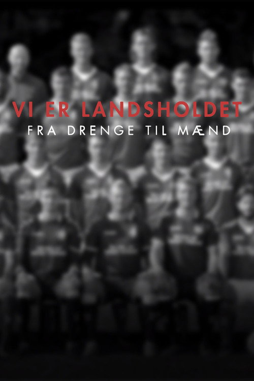 Series poster for Vi er Landsholdet - Fra drenge til mænd (2017)
