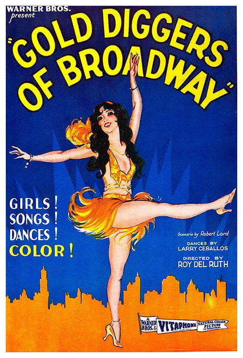 Movie poster for Gold Diggers of Broadway (1929)