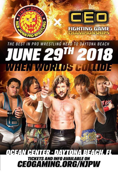 Movie poster for CEOxNJPW When Worlds Collide (2018)