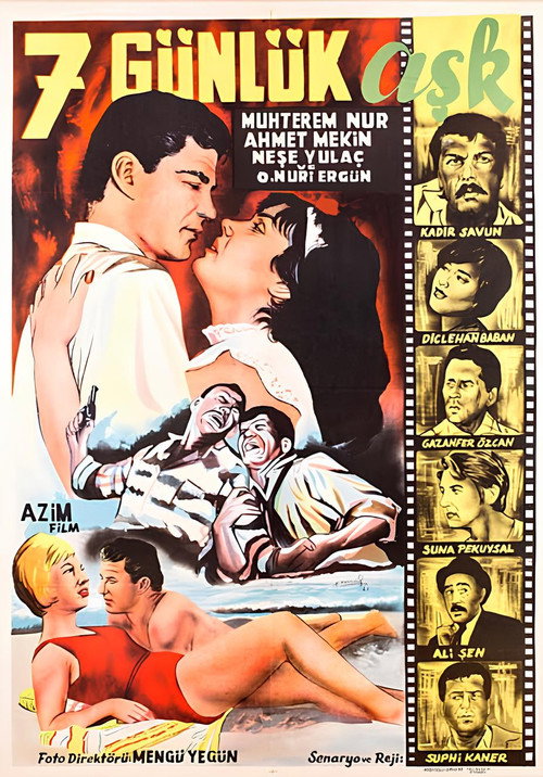 Movie poster for Yedi Günlük Aşk (1962)