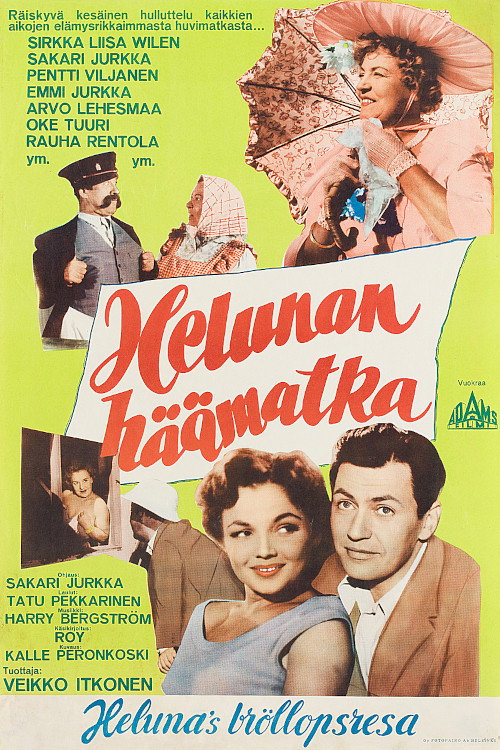 Movie poster for Helunan häämatka (1955)