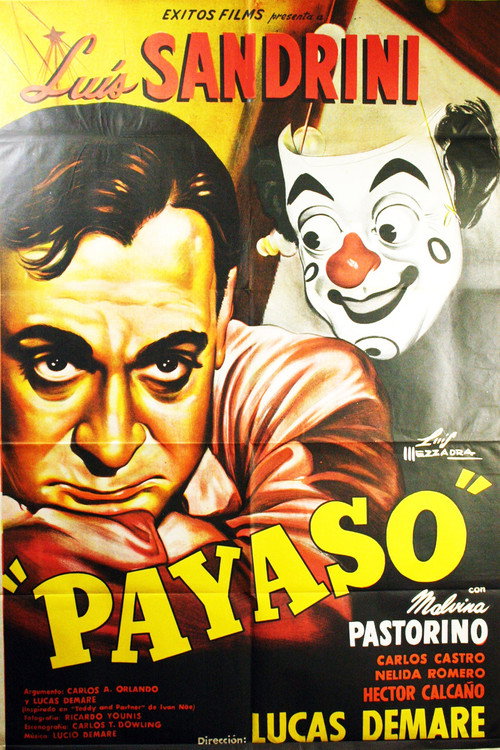 Movie poster for Payaso (1952)
