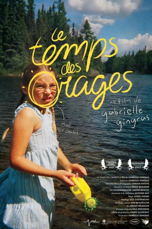Movie poster for Le temps des orages (2023)