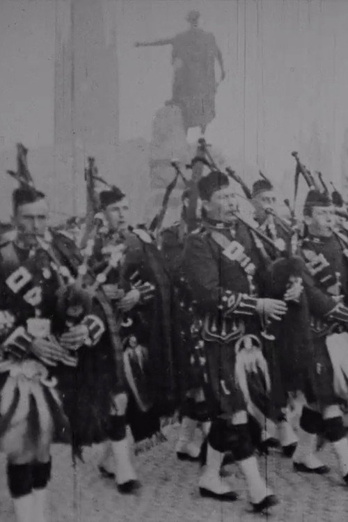 Movie poster for Gordon Highlanders Leaving for the Boer War (1899)