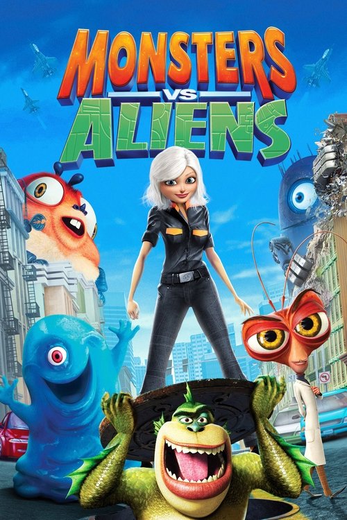 Movie poster for Monsters vs Aliens (2009)