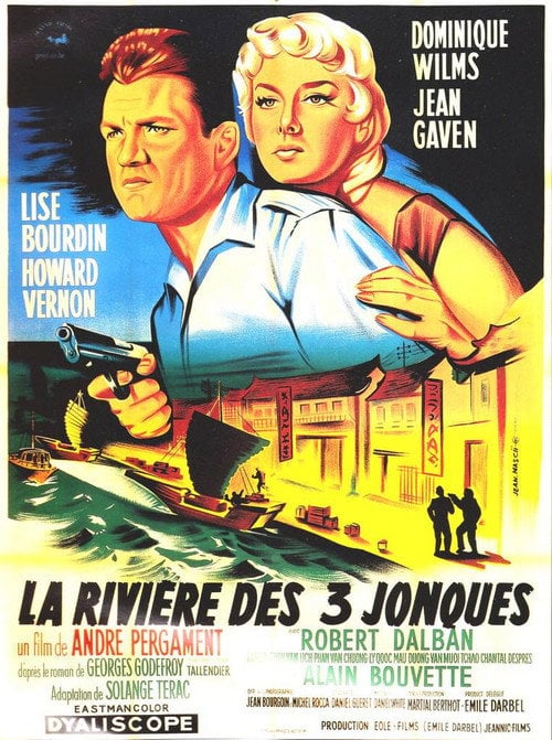 Movie poster for The River of Three Junks (1957)