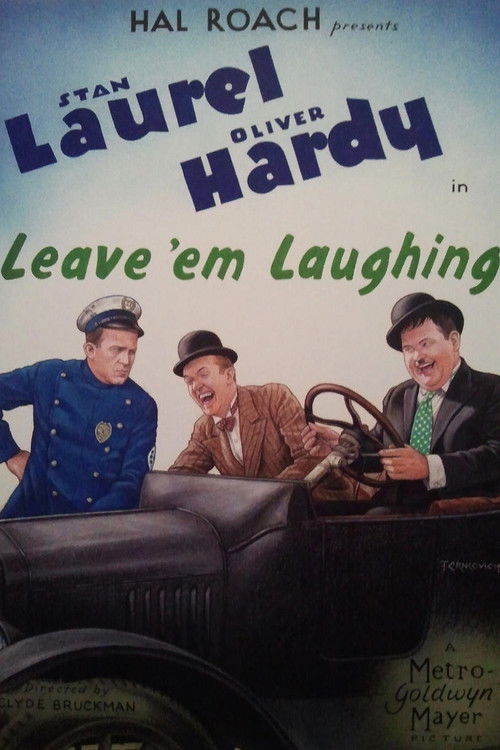 Movie poster for Leave 'Em Laughing (1928)
