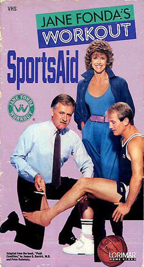Movie poster for Jane Fonda's Sports Aid (1987)