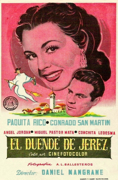Movie poster for El duende de Jerez (1954)