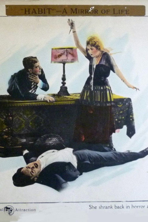 Movie poster for Habit (1921)