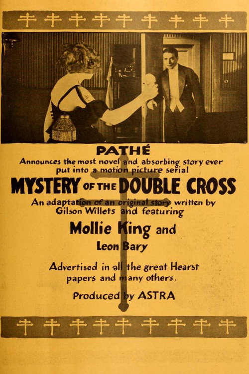 Movie poster for The Mystery of the Double Cross (1917)
