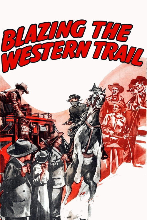 Movie poster for Blazing the Western Trail (1945)