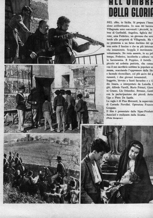 Movie poster for All'ombra della gloria (1945)