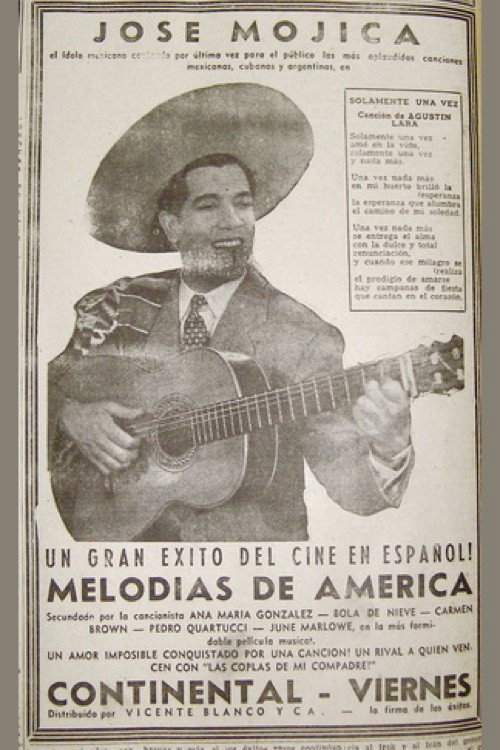 Movie poster for Melodías de América (1942)