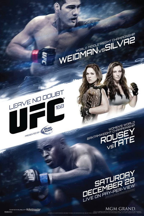 Movie poster for UFC 168: Weidman vs. Silva 2 (2013)