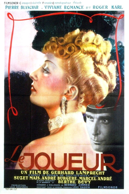 Movie poster for Le Joueur (1938)