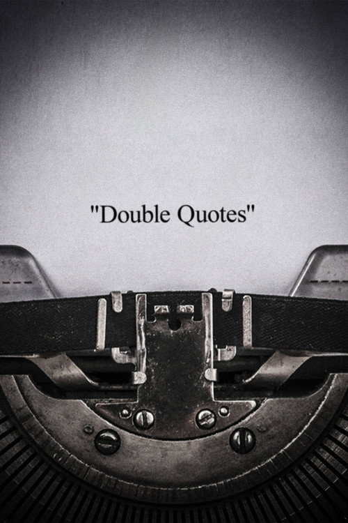 Movie poster for Double Quotes
